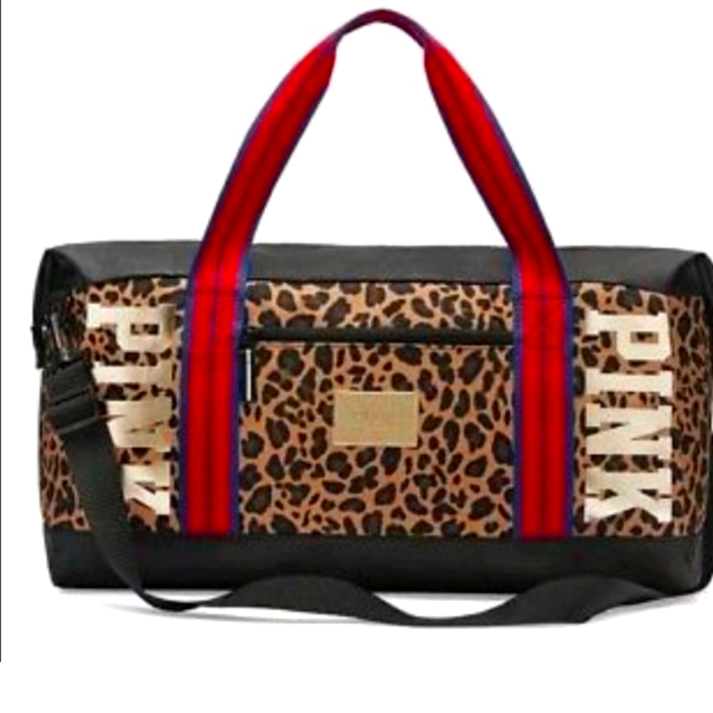 Victoria Secret Pink Leopard Large Duffle Bag